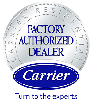 Butler Heating & Air Conditioning is a Carrier Factory Authorized Dealer